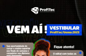 Uema lança edital do Vestibular ProfiTec 2025 na próxima segunda-feira (7)