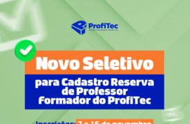 Uema abre novo seletivo para cadastro reserva de professores formadores do ProfiTec