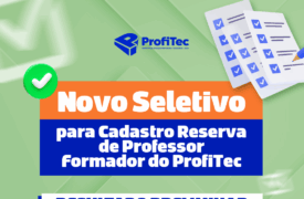 Uema divulga resultado preliminar do novo Processo Seletivo de Professor Formador do ProfiTec