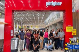 Alunos de Design de Interiores conhecem tendências em materiais e acabamentos durante visitas técnicas